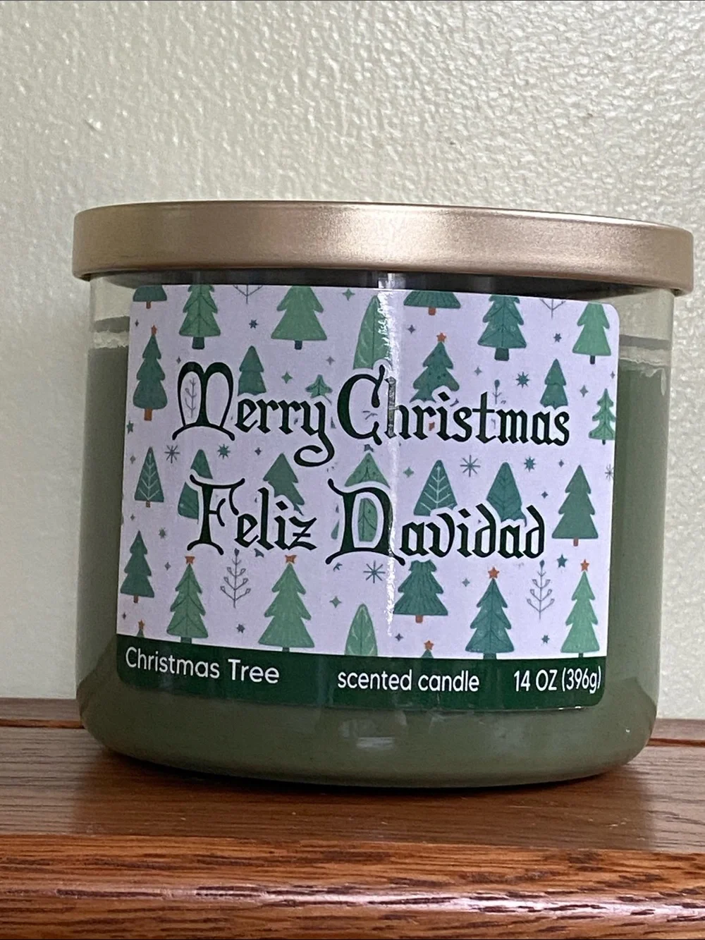 Christmas Tree Scented Candle 14 oz